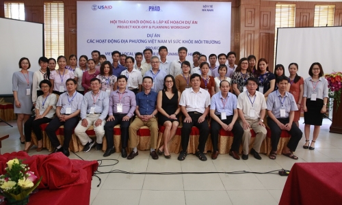 Hội thảo khởi động và lập kế hoạch Dự án “Các hoạt động địa phương Việt Nam vì sức khỏe môi trường”